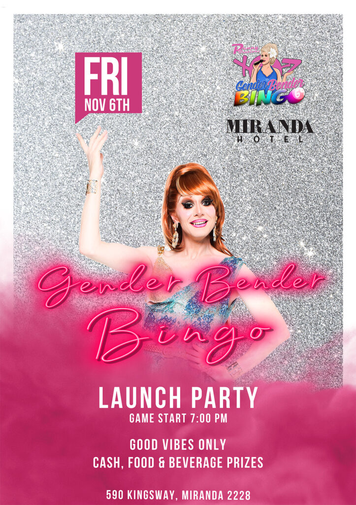 Gender Bender Bingo at Miranda Hotel